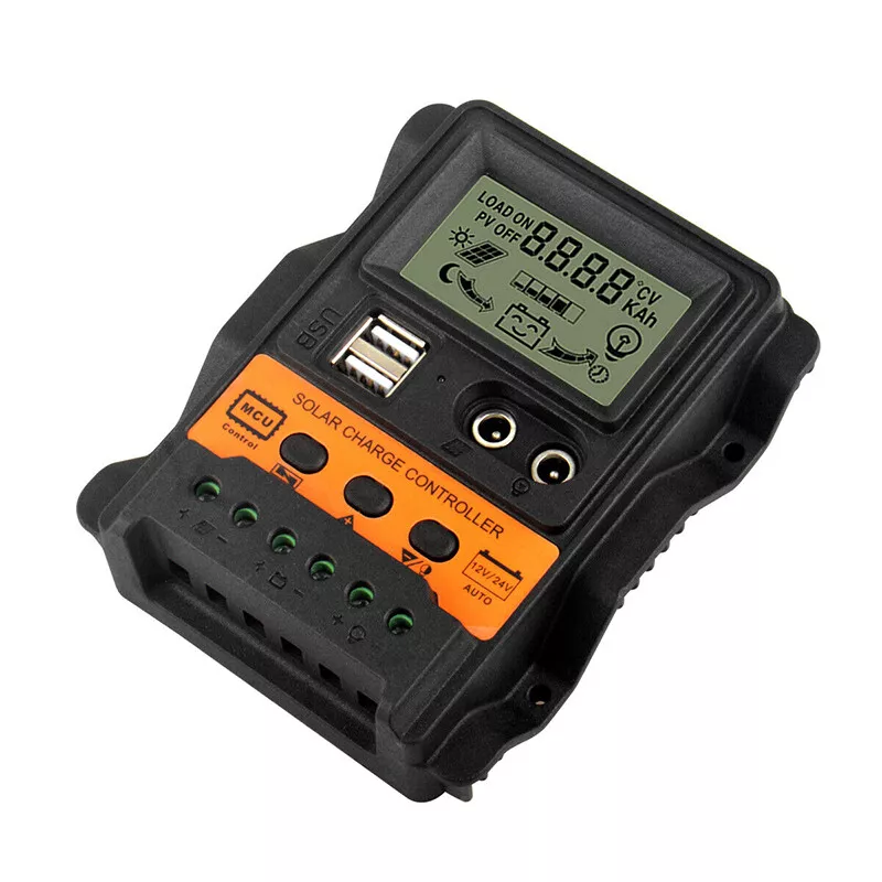 Pwm Charge Controller - 1Pc Zonnepaneel 30A Batterij Laadregelaar 12