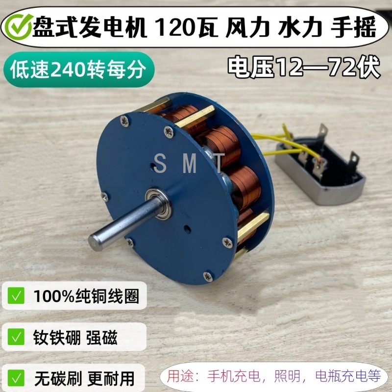Renewable Energy Us - Hydraulische schijftype ijzeren kern generator, lage