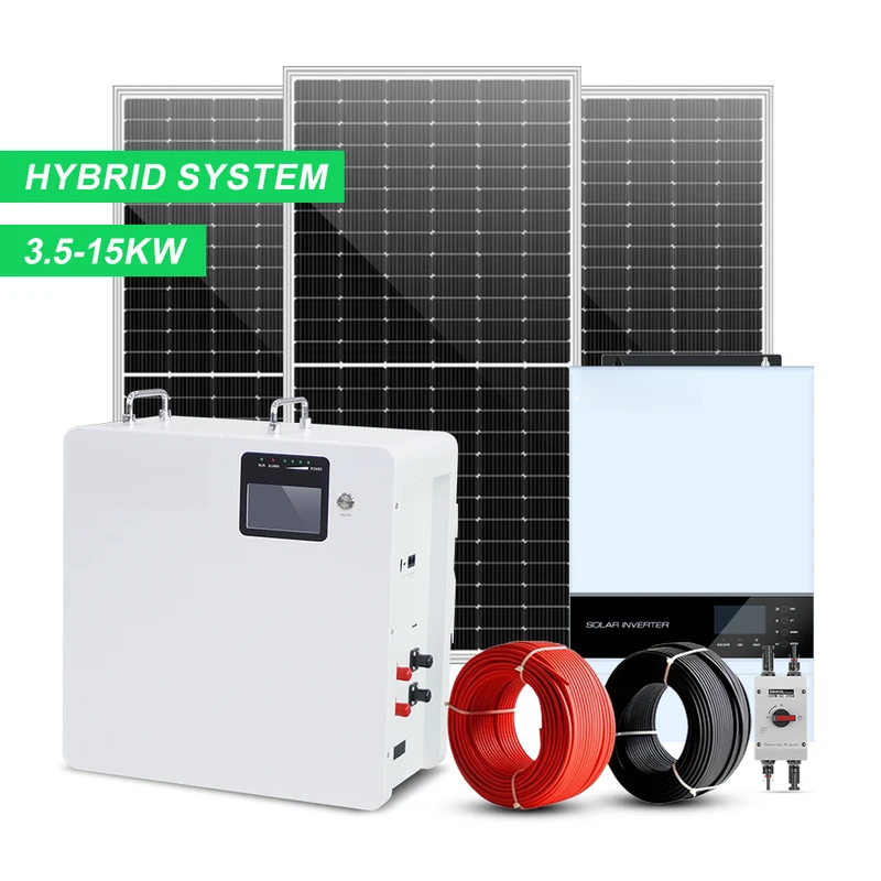 Renewable Energy Use - Enersource 5-10kW wandgemonteerde zonnepaneelset met 48V