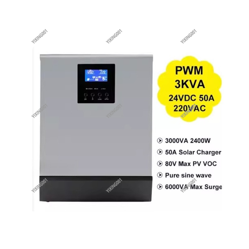 Pwm Charge Controller - 3KVA/2400W 24V Solar-omvormer - PWM MPPT