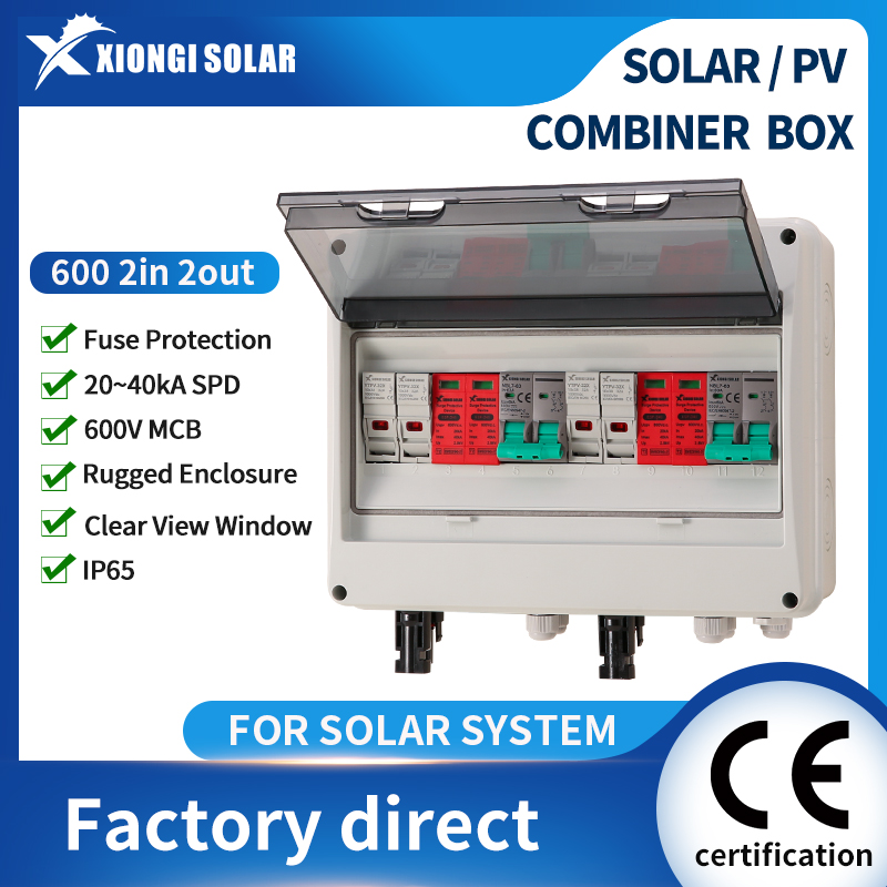 Renewable Energy Us - Volledig koperen draad PV-combinatiebox 600V 2