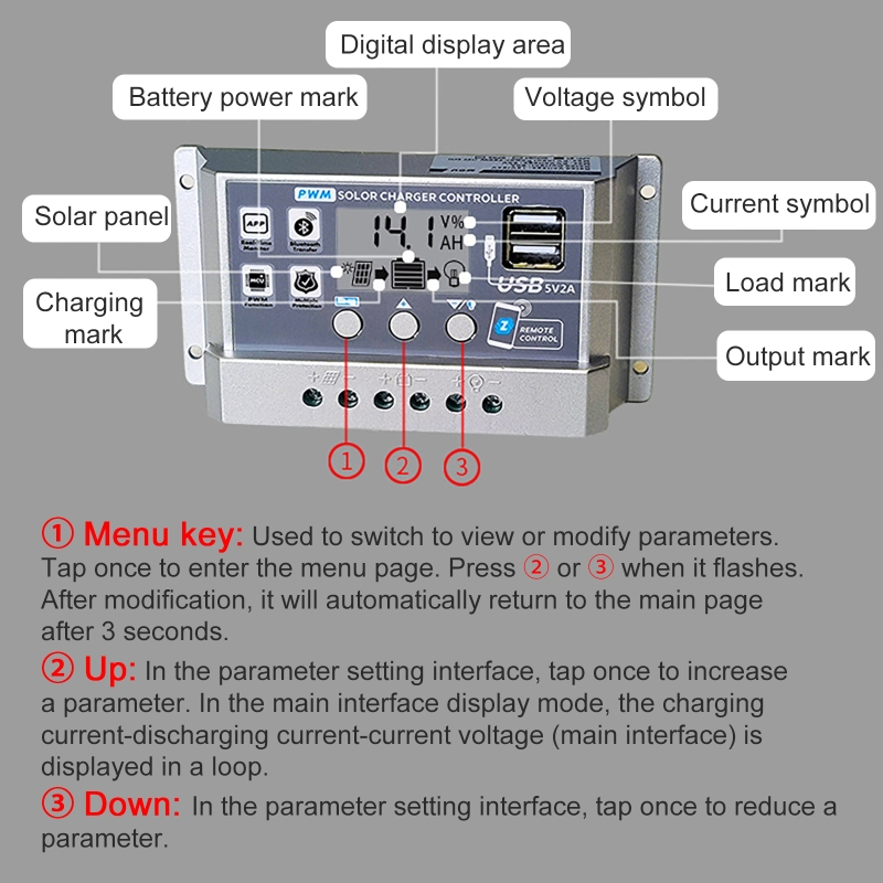 12V/24V 10A/20A/30A/40A/50A Hi - Pwm Charge Controller recensie en prijs