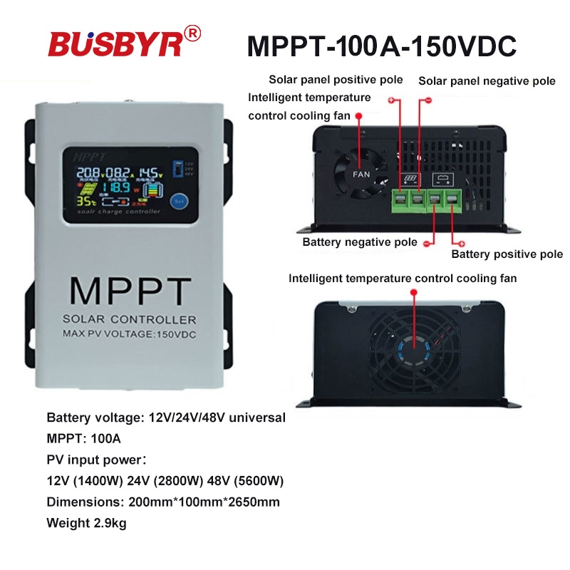 150VDC 230VDC MPPT Solar Laadr - Pwm Charge Controller recensie en prijs