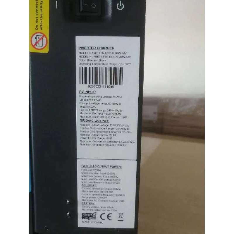 Hybride zonne-omvormer 3kw 5kw - Renewable Energy Us recensie en prijs