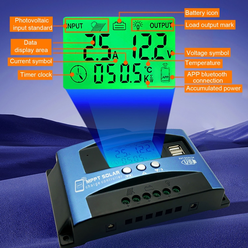 12V 24V WiFi Bluetooth MPPT So - Pwm Charge Controller recensie en prijs