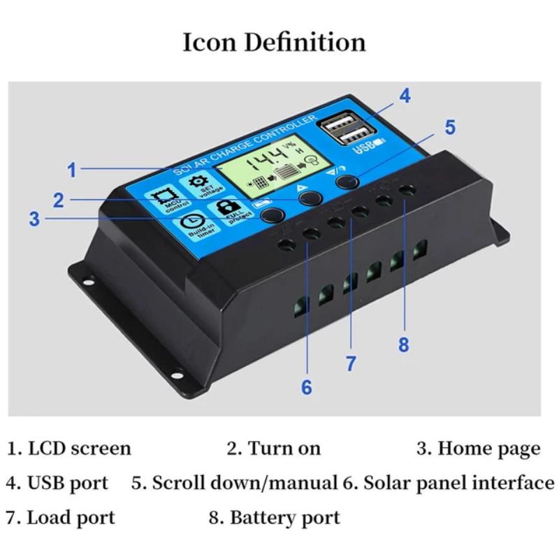 1Pc Solar Charge Controller 10 - Pwm Charge Controller recensie en prijs